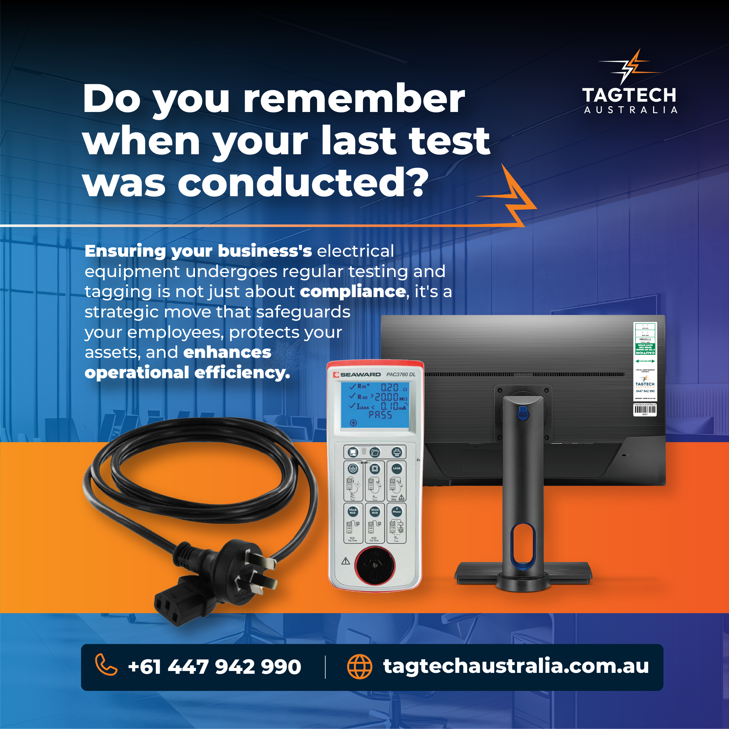 Not sure when your last electrical test and tag was done? Learn why staying on top of test and tag services in Sydney is essential for compliance, safety, and peace of mind.