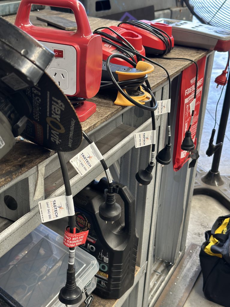 testing and tagging Sydney construction site equipment safety check