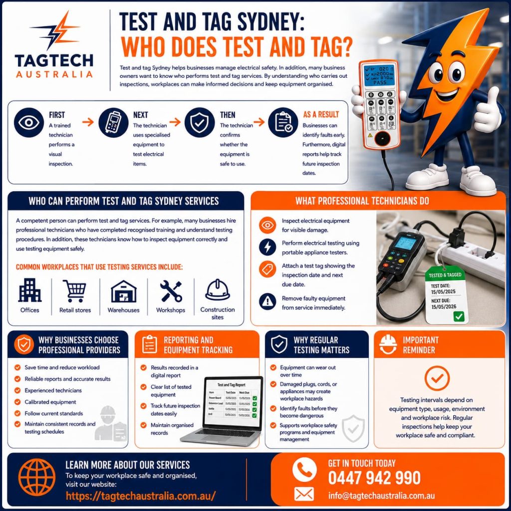test and tag Sydney compliance test tag