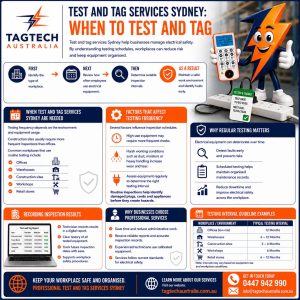 Test and Tag Services Sydney: When to Test and Tag