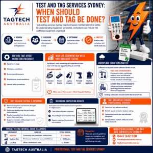 Test and Tag Services Sydney: When Should Test and Tag Be Done