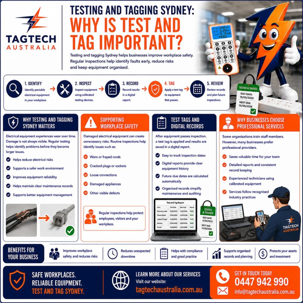 testing and tagging Sydney workplace appliance testing