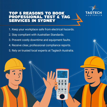 test and tag Sydney technician performing scheduled equipment testing
